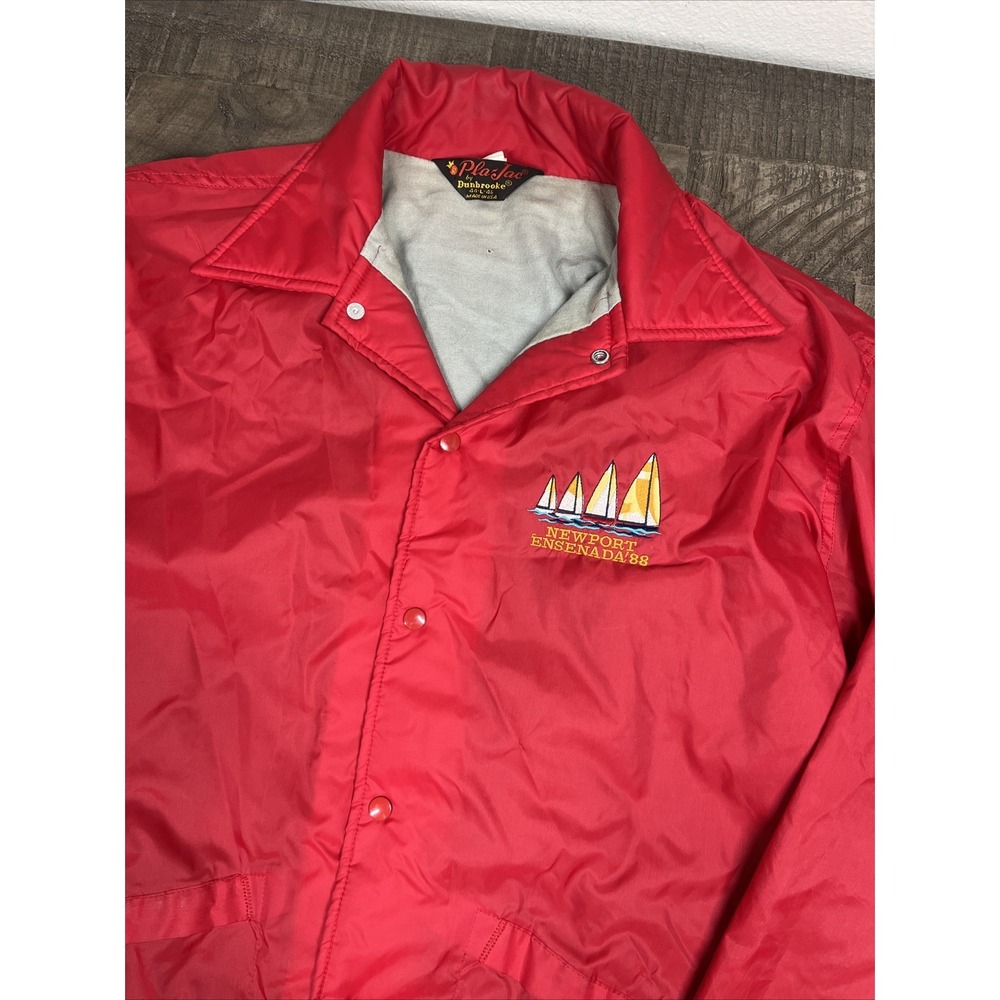 VTG Pla-Jac by Dunbrooke‎ Newport Beach Sailing Yacht Club Long Sleeve Snap